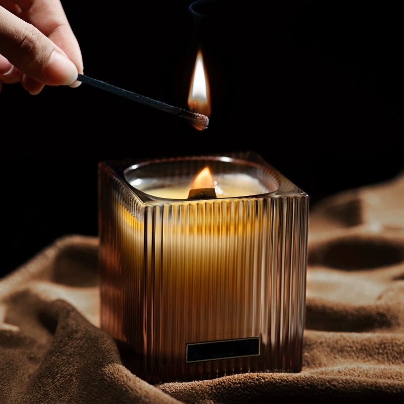 Candle Fragrance - شمعة معطرة للعلاج بالروائح، عطر طويل