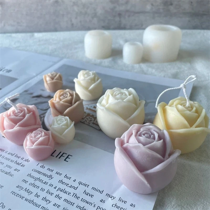 قطعتان من قالب السيليكون ثلاثي - مراجعة Candle Molds وسعره