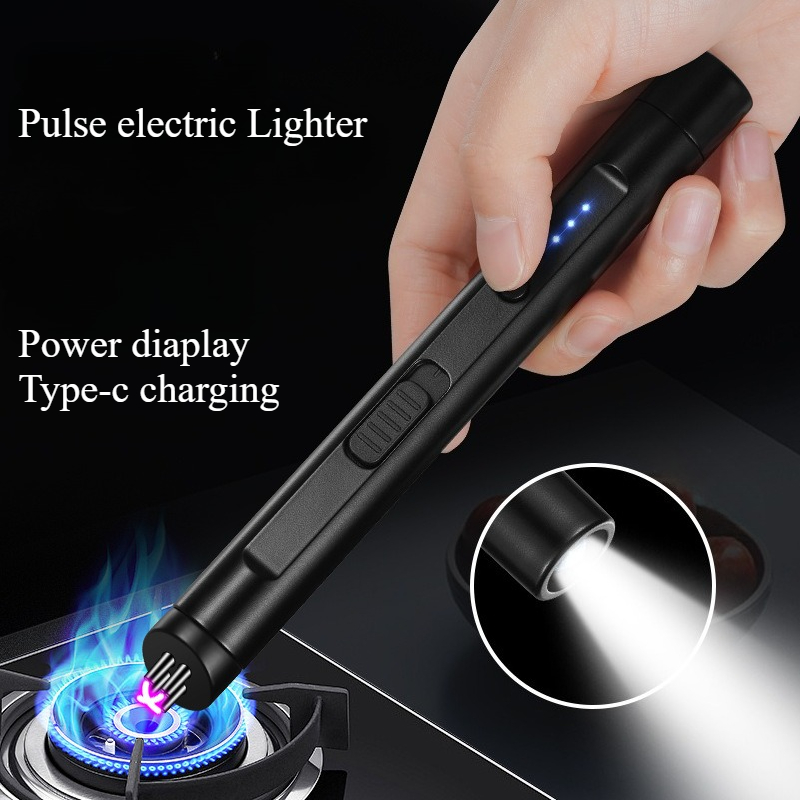 ولاعة كهربائية مزدوجة القوس مع - مراجعة Candle Lighter وسعره