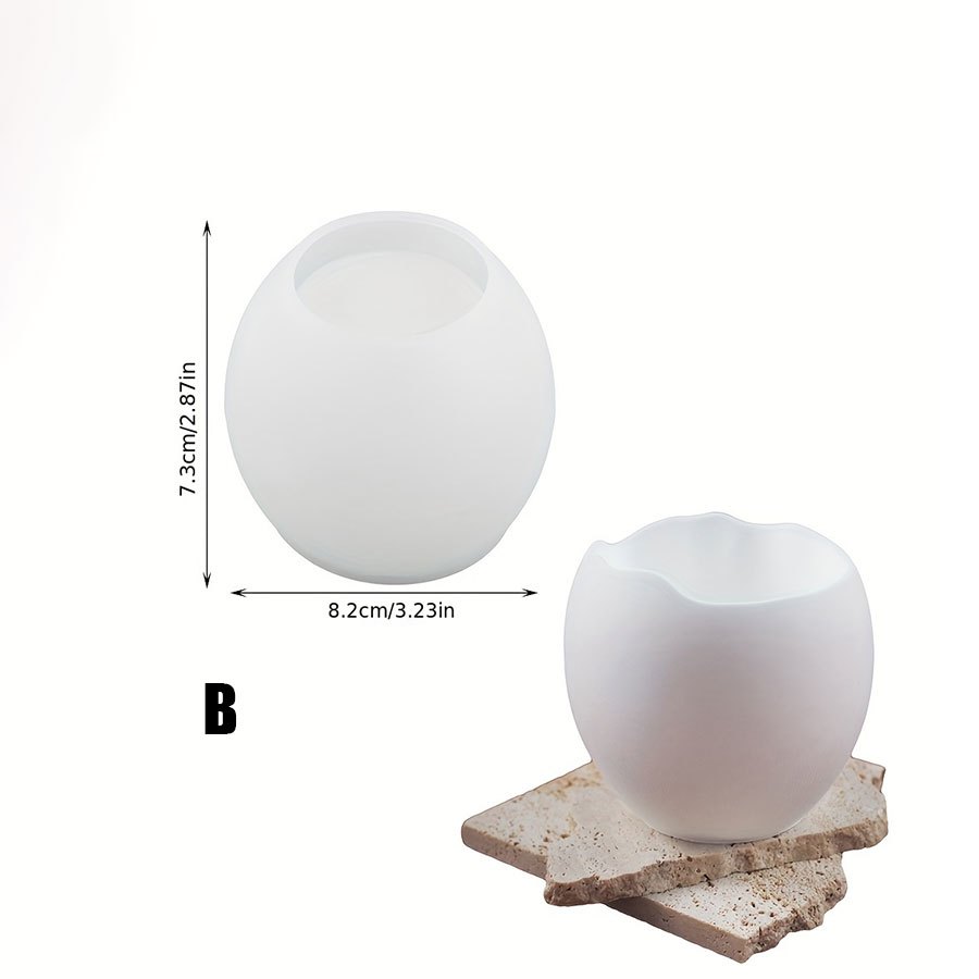 [قالب الراتنج] قالب بيضة سيليك - مراجعة Candle Molds وسعره
