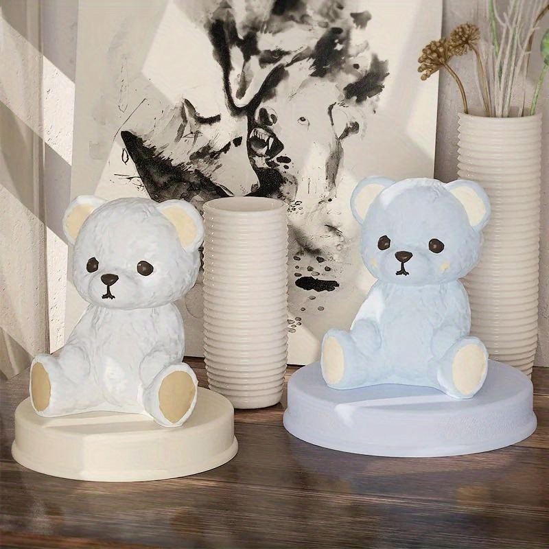 قالب سيليكون على شكل دب صغير ل - مراجعة Candle Molds وسعره