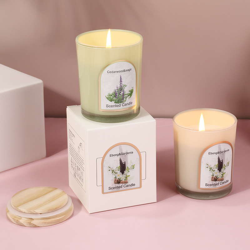 شمعة معطرة بغطاء خشبي وزجاج مل - مراجعة Candle Fragrance وسعره