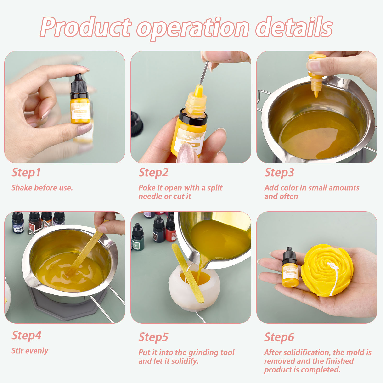 5 مللي/زجاجة شمعة الشمع الصباغ - مراجعة Candle Making Kit وسعره