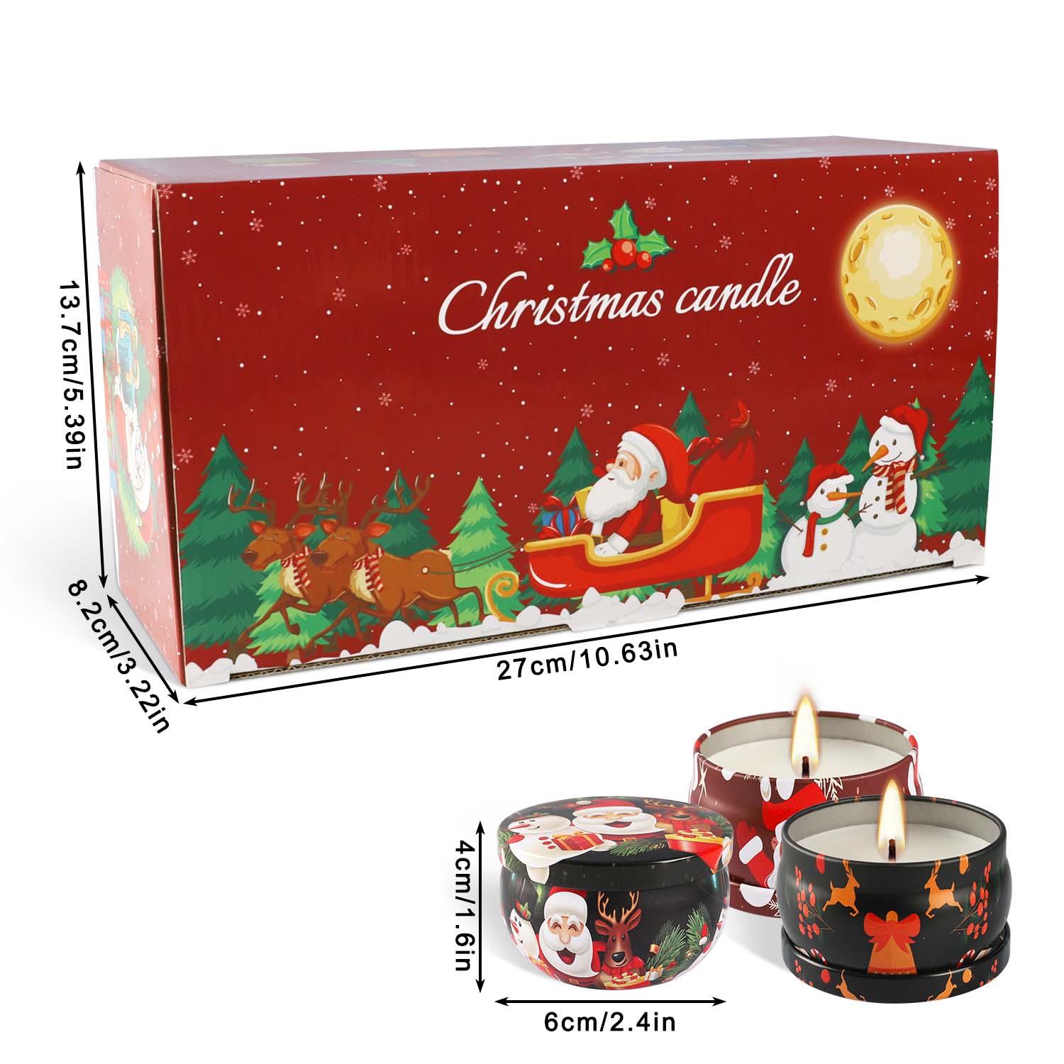 مجموعة شموع عطرية لعيد الميلاد - مراجعة Silk Candle وسعره